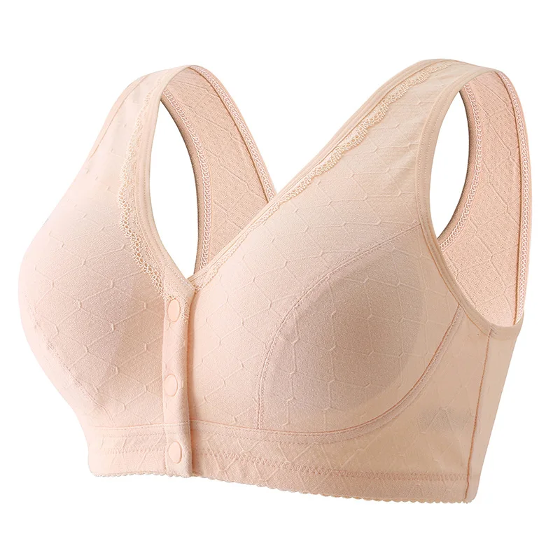 Women Bra Female Front Closure Bras Middle-aged Brassiere Underwear Confortable Soft Thin Bralette Lingerie Bras Mujer 
Women Bra Female Front Closure Bras Middle-aged Brassiere Underwear Confortable Soft Thin Bralette Lingerie Bras Mujer