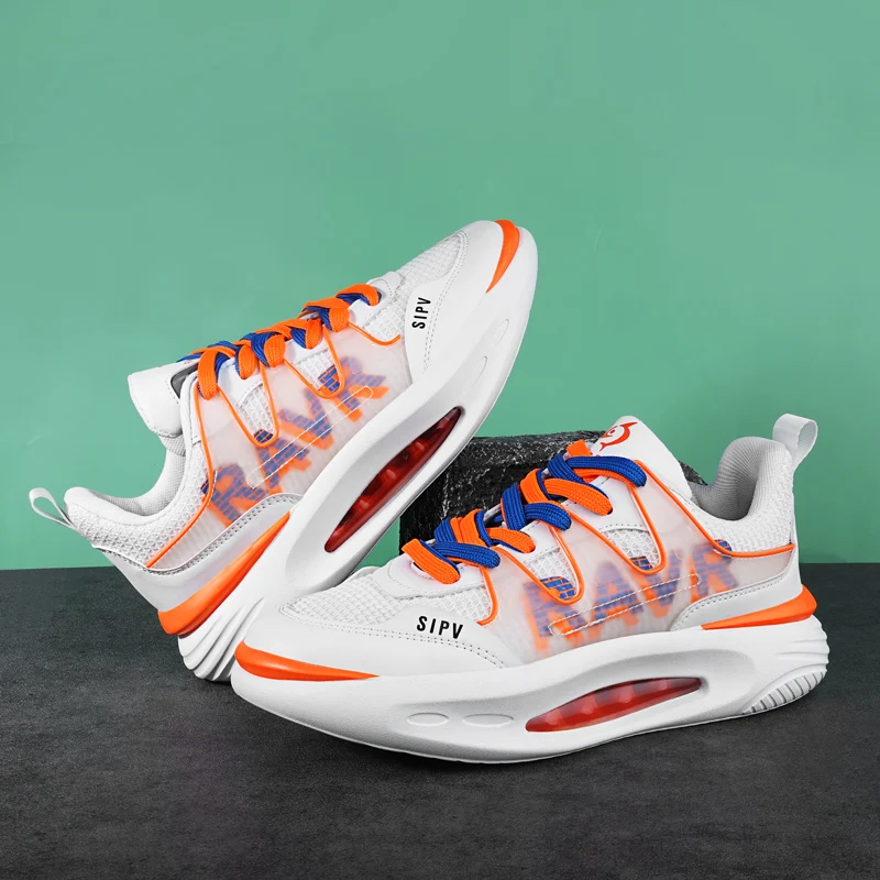 Couples Fashion Trend Sport Shoes Comfortable Walking Shoes for Men Green Orange Women Athletic Training Sneakers
Couples Fashion Trend Sport Shoes Comfortable Walking Shoes for Men Green Orange Women Athletic Training Sneakers