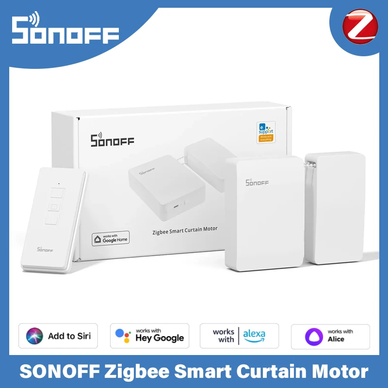 SONOFF Zigbee Smart Curtain Motor Switch 5V/1A Easy Install Smart Home Remote Ewelink APP Voice Control Alexa Google Home Alice
SONOFF Zigbee Smart Curtain Motor Switch 5V/1A Easy Install Smart Home Remote Ewelink APP Voice Control Alexa Google Home Alice
