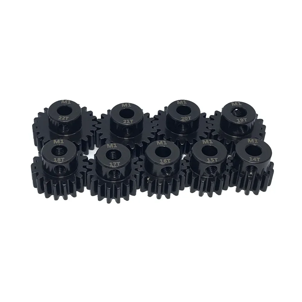 High Quality 11T-30T Material Harden M1 5mm Shaft Metal Pinion Motor Gear for 1/8 RC Buggy truggy Monster truck
High Quality 11T-30T Material Harden M1 5mm Shaft Metal Pinion Motor Gear for 1/8 RC Buggy truggy Monster truck