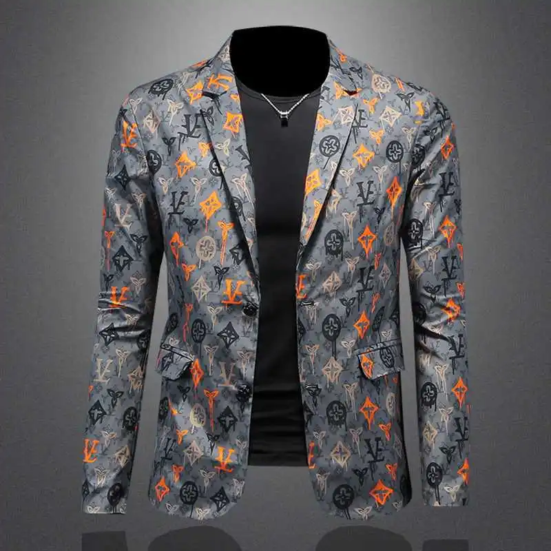 Station European Goods Light Luxury Fashion Brand Spring and Autumn Casual Printed Thin Suit Jacket Men Slim-Fit Suit Jacket
Station European Goods Light Luxury Fashion Brand Spring and Autumn Casual Printed Thin Suit Jacket Men Slim-Fit Suit Jacket