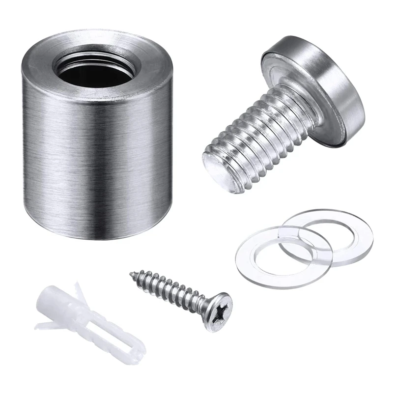 100 Packs Advertising Screws Standoff Mounts Glass Acrylic Nail For Glass Artwork And Sign Displays (3/4 X 1 Inch)
100 Packs Advertising Screws Standoff Mounts Glass Acrylic Nail For Glass Artwork And Sign Displays (3/4 X 1 Inch)