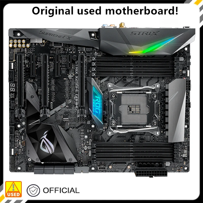 Для STRIX X299-E Gaming используется оригинал для Intel X299 Socket LGA 2066 DDR4 128G материнская плата LGA2066 
Для STRIX X299-E Gaming используется оригинал для Intel X299 Socket LGA 2066 DDR4 128G материнская плата LGA2066