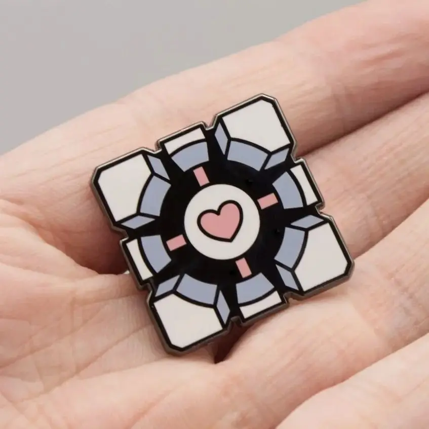 Portal Weighted Companion Cube Enamel Pin Hot Game Same Lovely Brooch Collectible Badge Jewelry
Portal Weighted Companion Cube Enamel Pin Hot Game Same Lovely Brooch Collectible Badge Jewelry