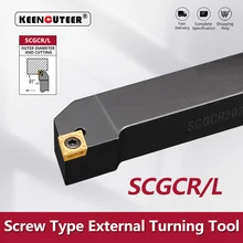SCGCR1010 SCGCR1212 SCGCR1616 SCGCR2020 SCGCR2525/3232 External Turning Tool SCGCR SCGCL Cutter Bar CNC Lathe Bar Turning Holder SCGCR1010 SCGCR1212 SCGCR1616 SCGCR2020 SCGCR2525/3232 External Turning Tool SCGCR SCGCL Cutter Bar CNC Lathe Bar Turning Holder