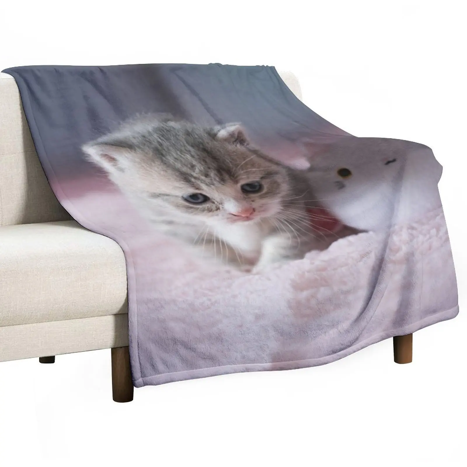 Kitten Throw Blanket Decorative Bed Blankets Loose Blanket Sofa Throw Blanket Tourist Blanket
Kitten Throw Blanket Decorative Bed Blankets Loose Blanket Sofa Throw Blanket Tourist Blanket