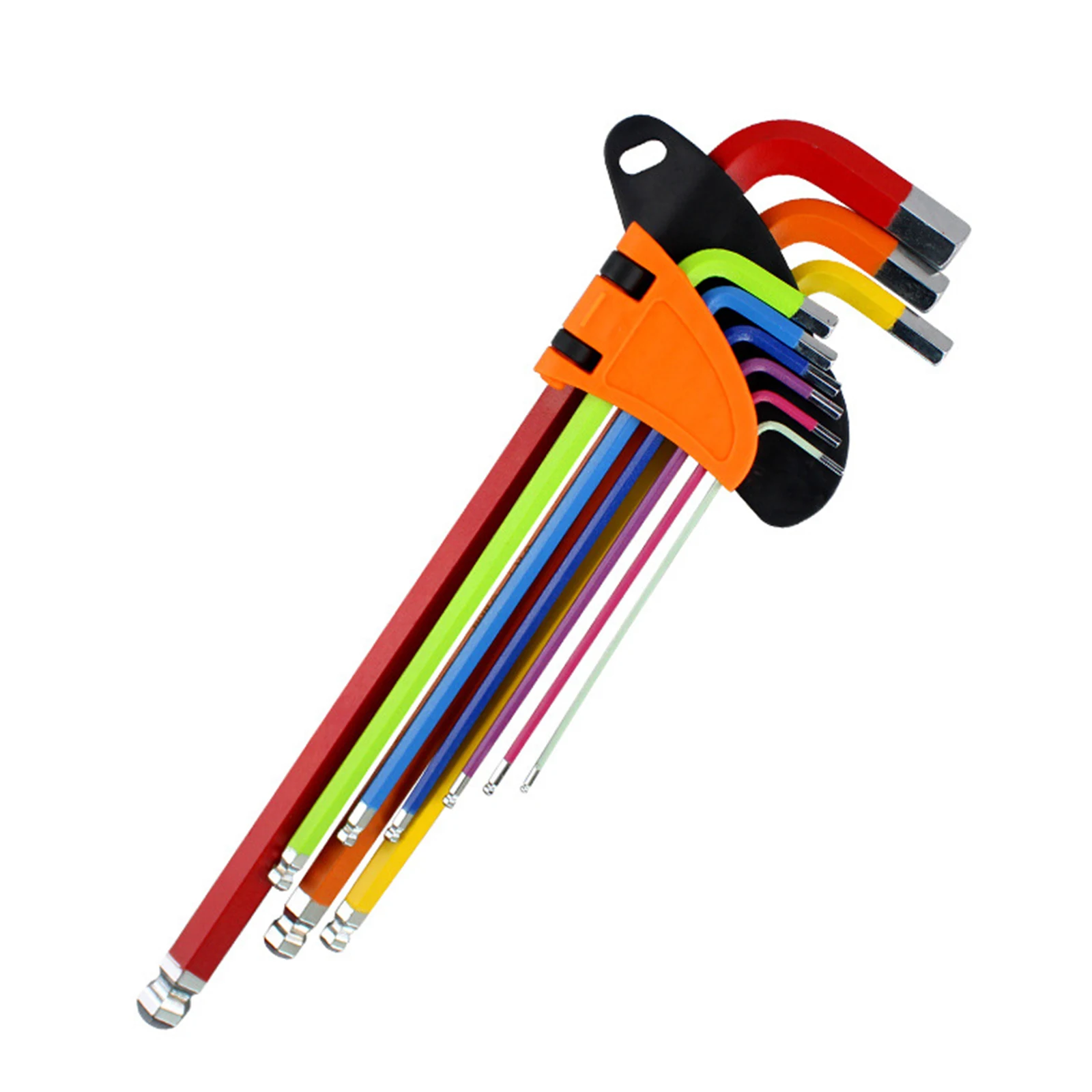 Hexagon Spanner Allen Key Hexagonal Wrench Portable Universal 9Pcs Ball L Type Hand High-quality Multicolor End Torx Tool Set
Hexagon Spanner Allen Key Hexagonal Wrench Portable Universal 9Pcs Ball L Type Hand High-quality Multicolor End Torx Tool Set