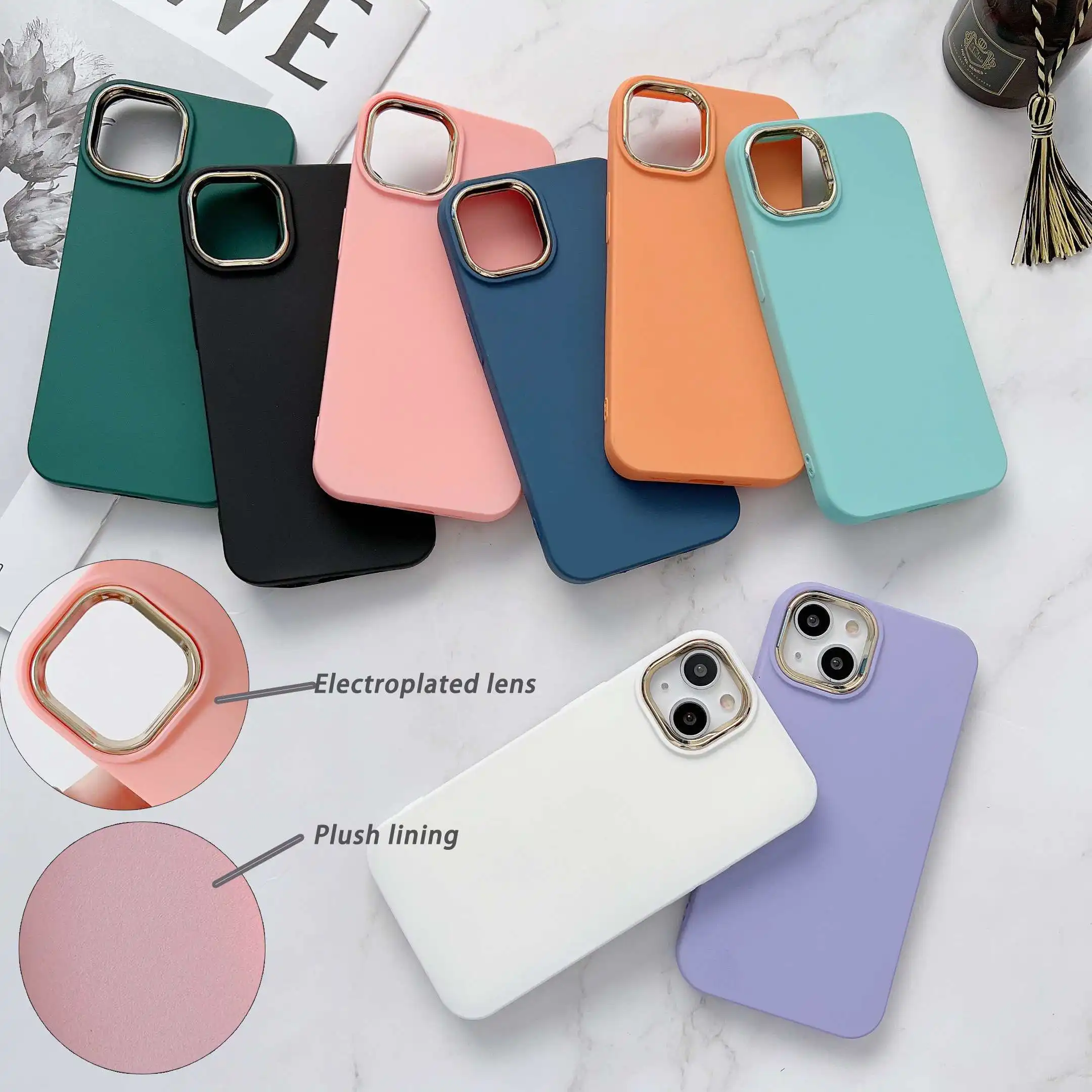 Liquid Silicone Electroplate Phone Case For Apple Iphone 14 Promax 13 11 12 Pro Max XR XS Max 7 8 Plus SE 2020 Bumper Back Cover
Liquid Silicone Electroplate Phone Case For Apple Iphone 14 Promax 13 11 12 Pro Max XR XS Max 7 8 Plus SE 2020 Bumper Back Cover