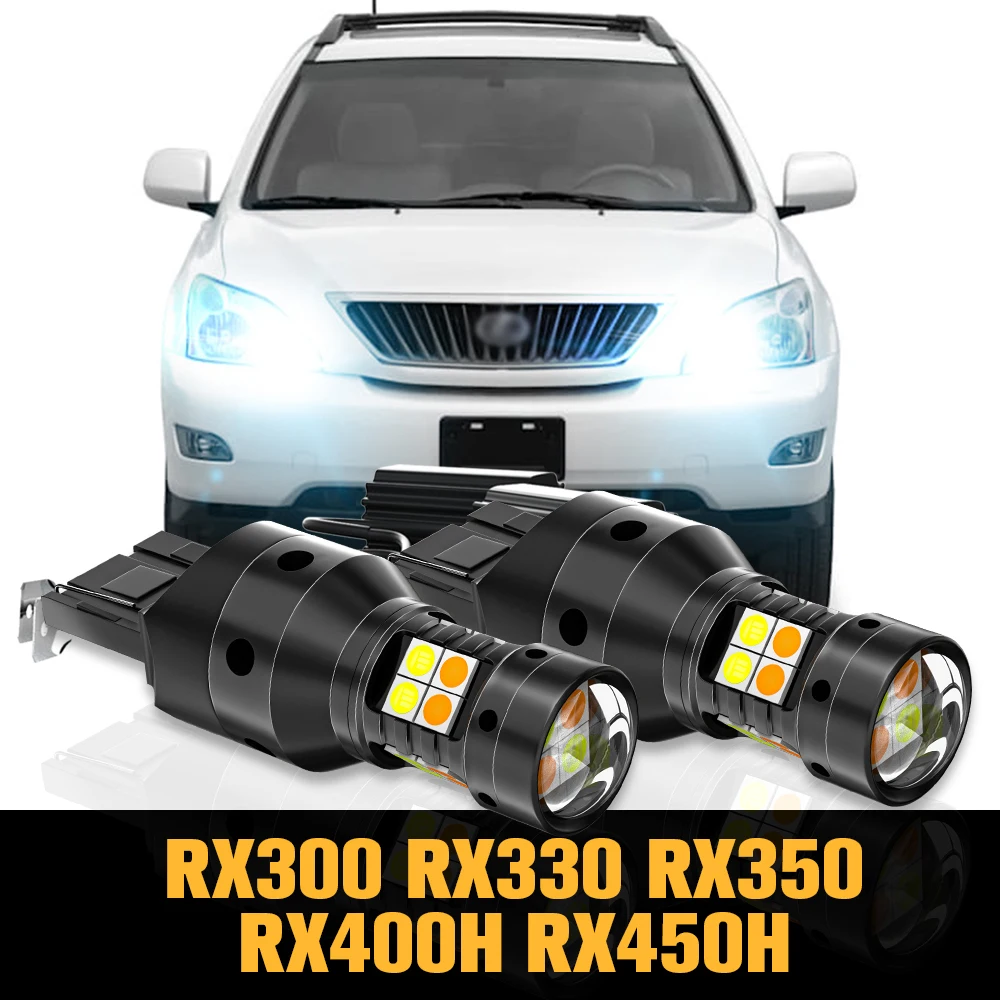 2pcs Canbus LED Dual Mode Turn Signal+Daytime Running Light DRL Accessories For Lexus RX300 RX330 RX400H RX350 RX450H RX450HL RX
2pcs Canbus LED Dual Mode Turn Signal+Daytime Running Light DRL Accessories For Lexus RX300 RX330 RX400H RX350 RX450H RX450HL RX