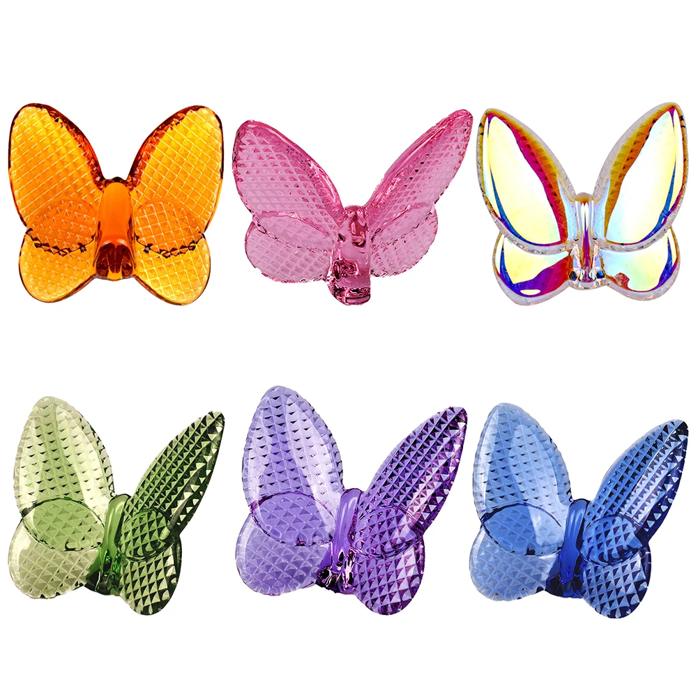 Crystal Butterfly Ornaments Butterfly Decoration Transparent Crystal Glass Lucky Butterfly Wedding Gift Table Decor Multi Color
Crystal Butterfly Ornaments Butterfly Decoration Transparent Crystal Glass Lucky Butterfly Wedding Gift Table Decor Multi Color