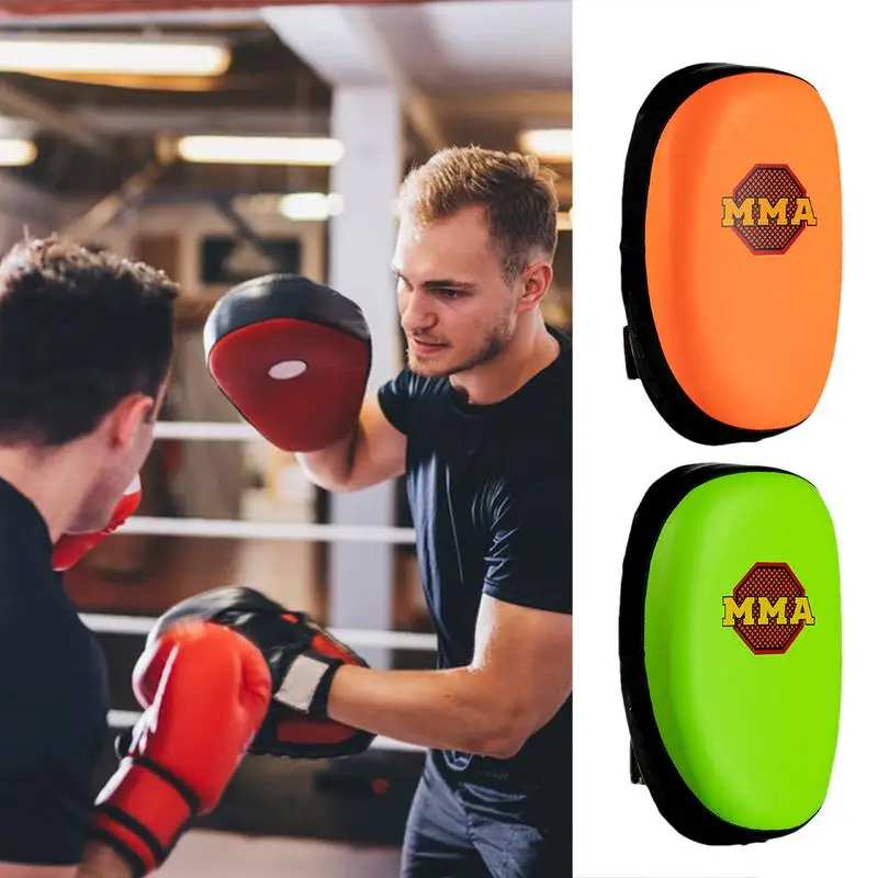 

Karate Kicking Pads Soft Curved Punching Pads For Boxing MMA Training Equipment Fluorescent Taekwondo Kicking Pads Foot Knee And