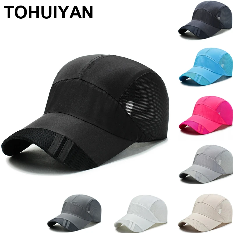 Модная однотонная бейсболка TOHUIYAN для мужчин, летняя дышащая женская бейсболка для бега с УФ-защитой
Модная однотонная бейсболка TOHUIYAN для мужчин, летняя дышащая женская бейсболка для бега с УФ-защитой