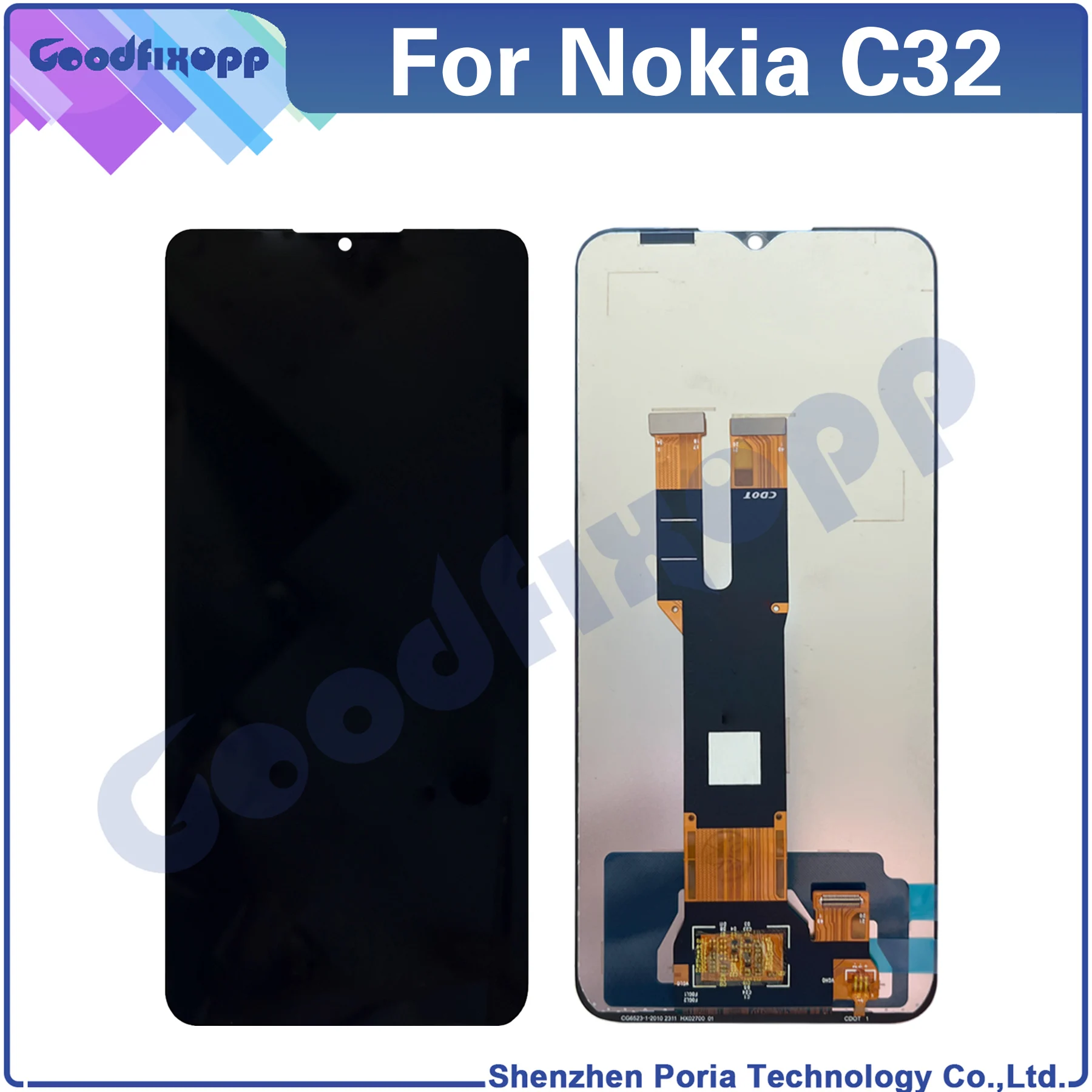 For Nokia C32 LCD Display Touch Screen Digitizer Assembly Repair Parts Replacement
For Nokia C32 LCD Display Touch Screen Digitizer Assembly Repair Parts Replacement