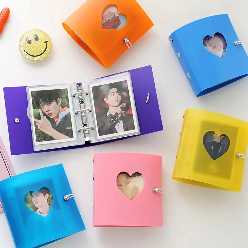 Candy colour binder Kpop Photocard Collect Book Loose-leaf Photo Album Mini Love Headshot Storage Book Stationery
Candy colour binder Kpop Photocard Collect Book Loose-leaf Photo Album Mini Love Headshot Storage Book Stationery
