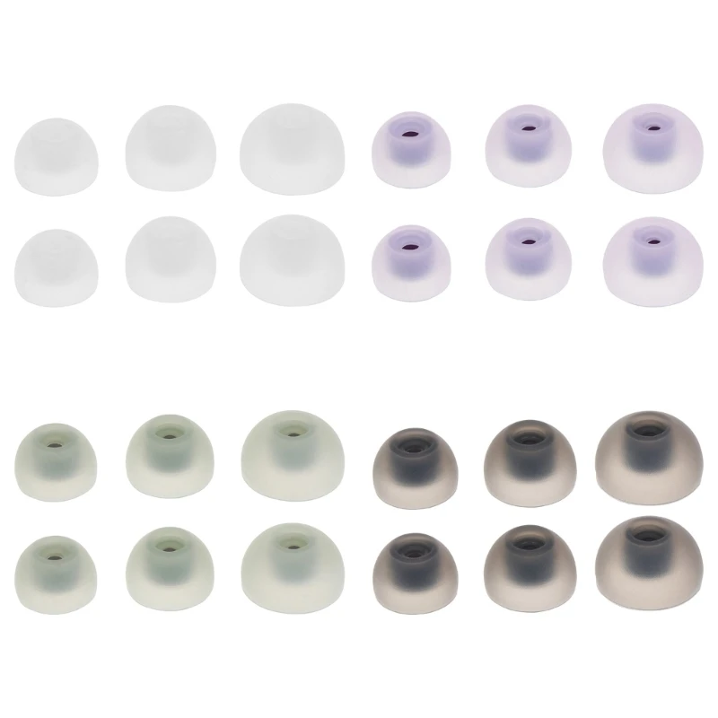 

E56B 6Pcs In-Ear Earcaps For Galaxy Buds2 Earphone Silicone Covers Cap Replacement SM-R177 Earbud Eartips Earplug Ear Pads