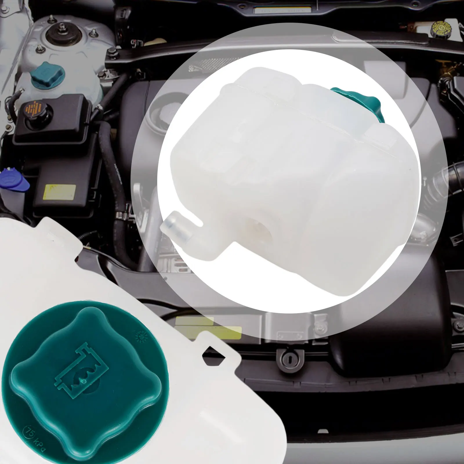 Accurate Connector Engine Coolant Expansion Tank w/ Cap & Sensor for Volvo XC90 2003 2014 Direct Replacement for 30760100
Accurate Connector Engine Coolant Expansion Tank w/ Cap & Sensor for Volvo XC90 2003 2014 Direct Replacement for 30760100