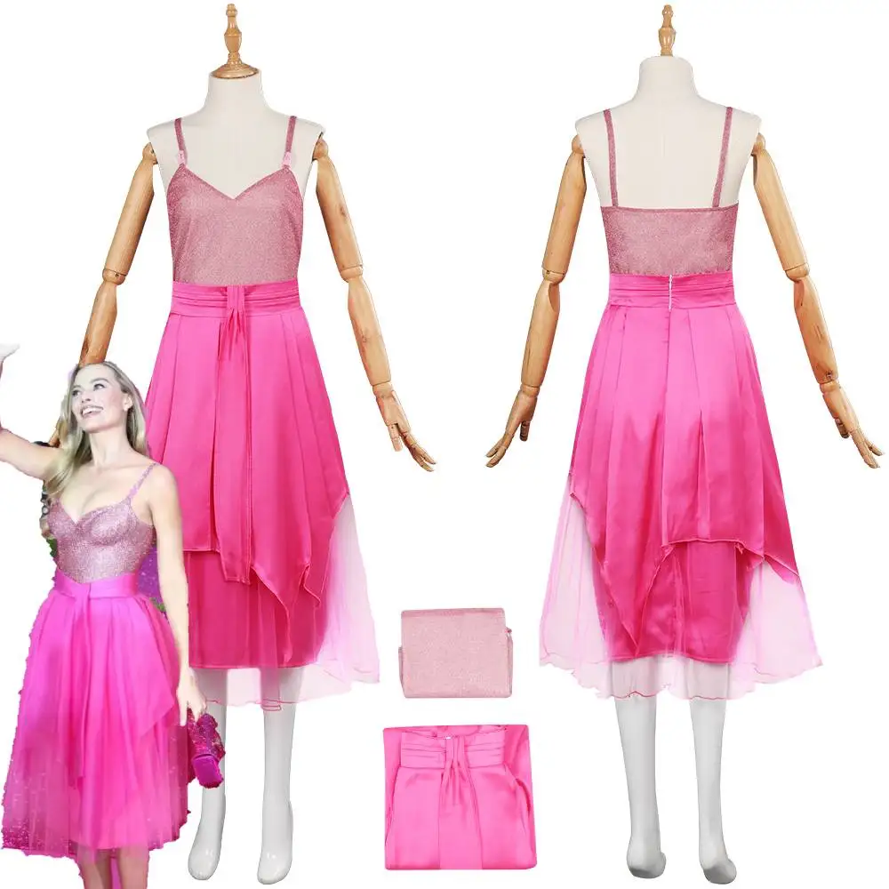 

Костюм для косплея по мотивам фильма «бара», розовое платье, женский летний топ, женский костюм для ролевых игр, костюмы для Хэллоуина