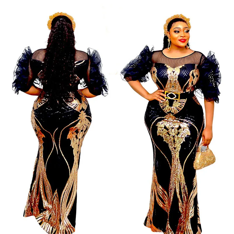 Plus Size Evening Dresses Women African Wedding Party Long Luxury Sequin Gown Bodycon Mermaid Maxi Dress Ankara Christmas Robe
Plus Size Evening Dresses Women African Wedding Party Long Luxury Sequin Gown Bodycon Mermaid Maxi Dress Ankara Christmas Robe