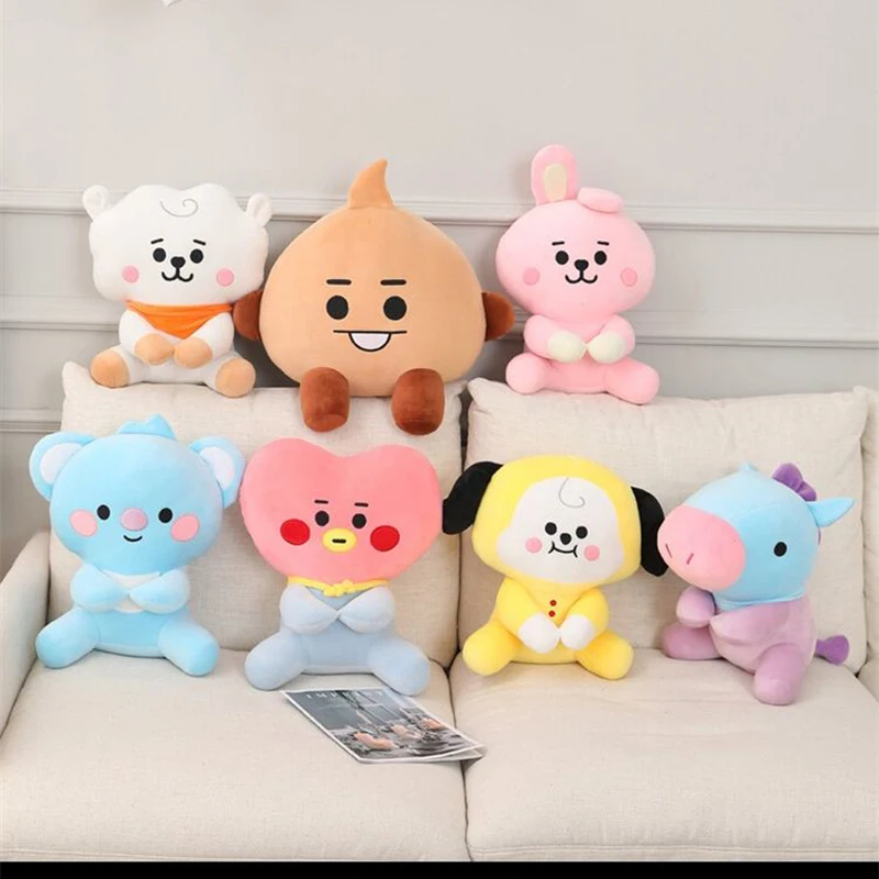 25/35/45 см Bt21 маленькие животные, сидя, плюшевые игрушки, Комната принцессы, милая мультяшная кукла, подушка, диванная подушка, украшение автомобиля, подарок на день рождения
25/35/45 см Bt21 маленькие животные, сидя, плюшевые игрушки, Комната принцессы, милая мультяшная кукла, подушка, диванная подушка, украшение автомобиля, подарок на день рождения