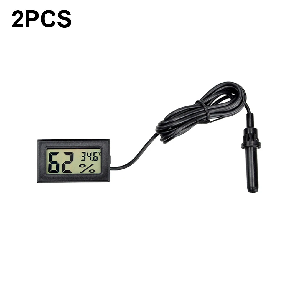 2pcs Embedded LCD Digital Thermometer Temperature Hygrometer Humidity Embedded Wired Probe Electronic Temperature Humidity Meter
2pcs Embedded LCD Digital Thermometer Temperature Hygrometer Humidity Embedded Wired Probe Electronic Temperature Humidity Meter