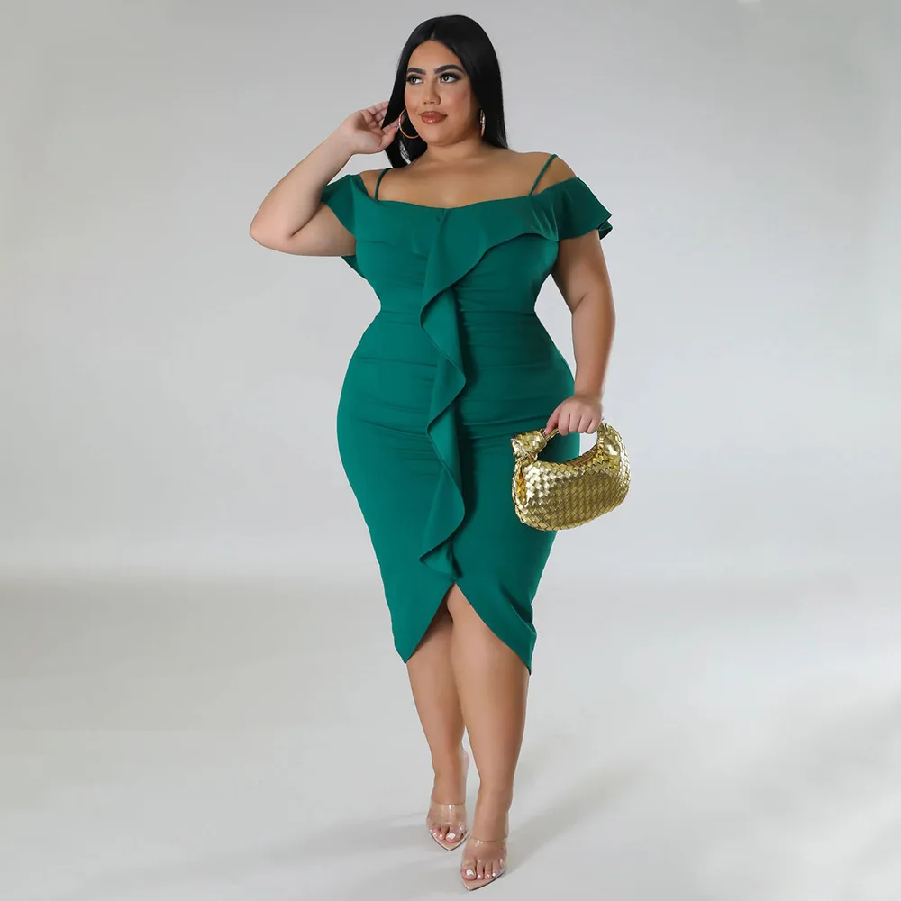 2023 Summer Women Trendy Dress Female Ruffle Fashion Bodycon Elegant Cloth Casual Luxury Gown Plus Size Evening Party 4xl Dress
2023 Summer Women Trendy Dress Female Ruffle Fashion Bodycon Elegant Cloth Casual Luxury Gown Plus Size Evening Party 4xl Dress