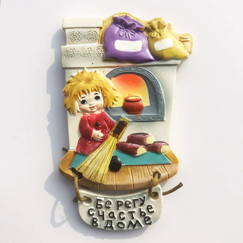 Fridge Magnet, Russian Cinderella, Exquisite Craftsmanship, Humanistic Style Decoration, Message Stickers, Tourism Souvenirs
Fridge Magnet, Russian Cinderella, Exquisite Craftsmanship, Humanistic Style Decoration, Message Stickers, Tourism Souvenirs