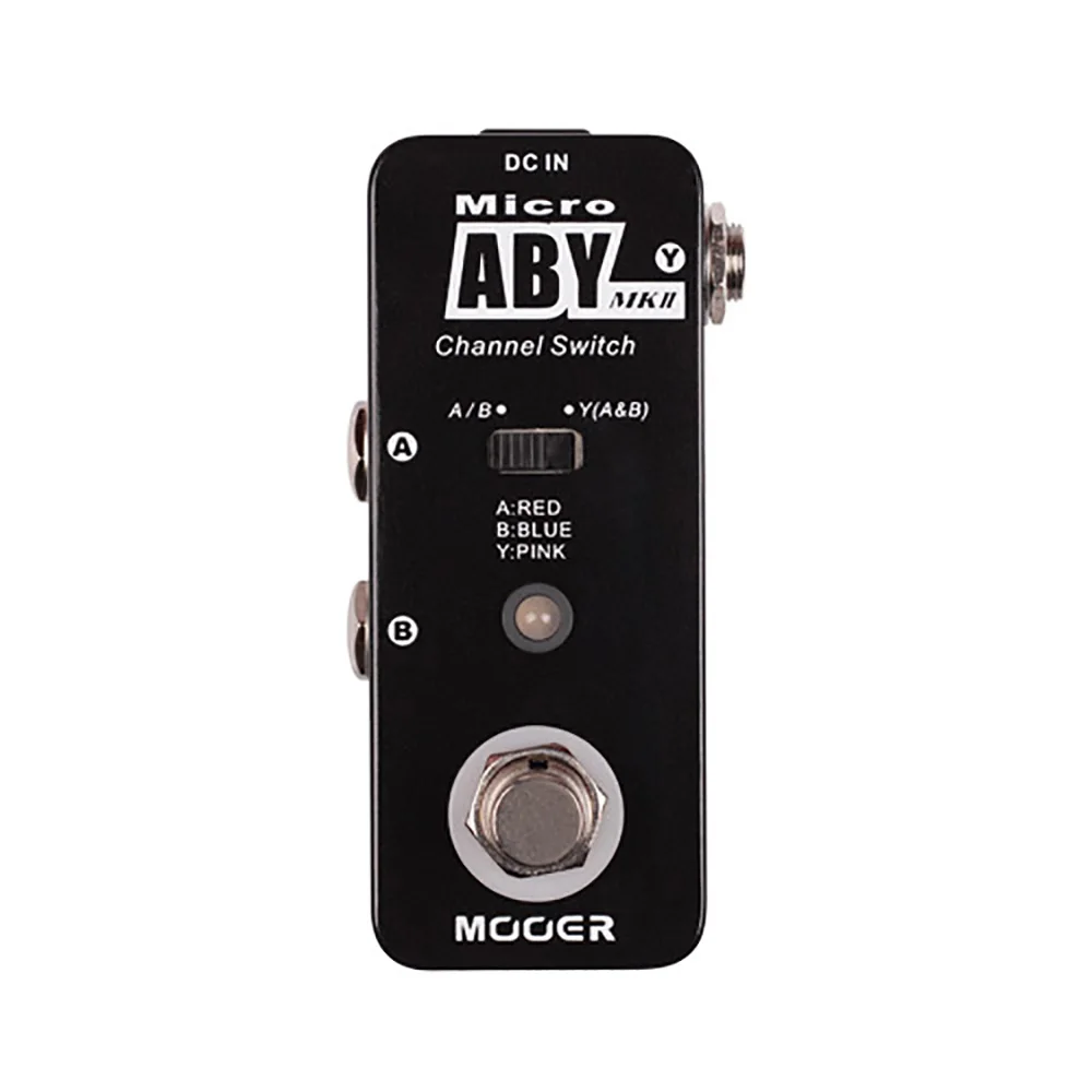 MOOER ABY MKII Guitar Effect Pedal with True Bypass Full Metal Shell Mini Channel Switch Guitar Pedal Guitar Accessories
MOOER ABY MKII Guitar Effect Pedal with True Bypass Full Metal Shell Mini Channel Switch Guitar Pedal Guitar Accessories
