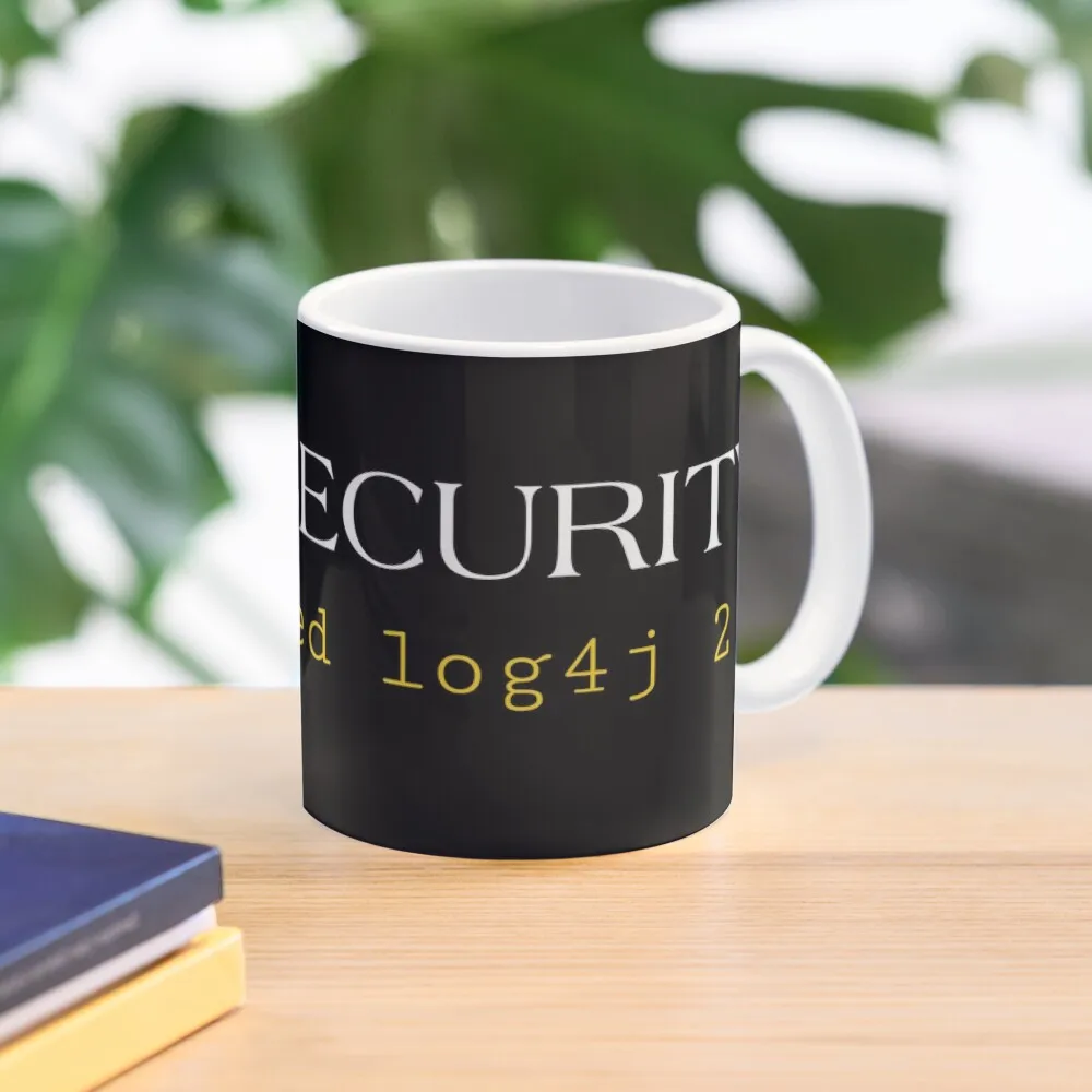 

CYBERSECURITY log4j vulnerability Coffee Mug Cups Ands Customizable Cups Thermal Cups For For Tea Mug