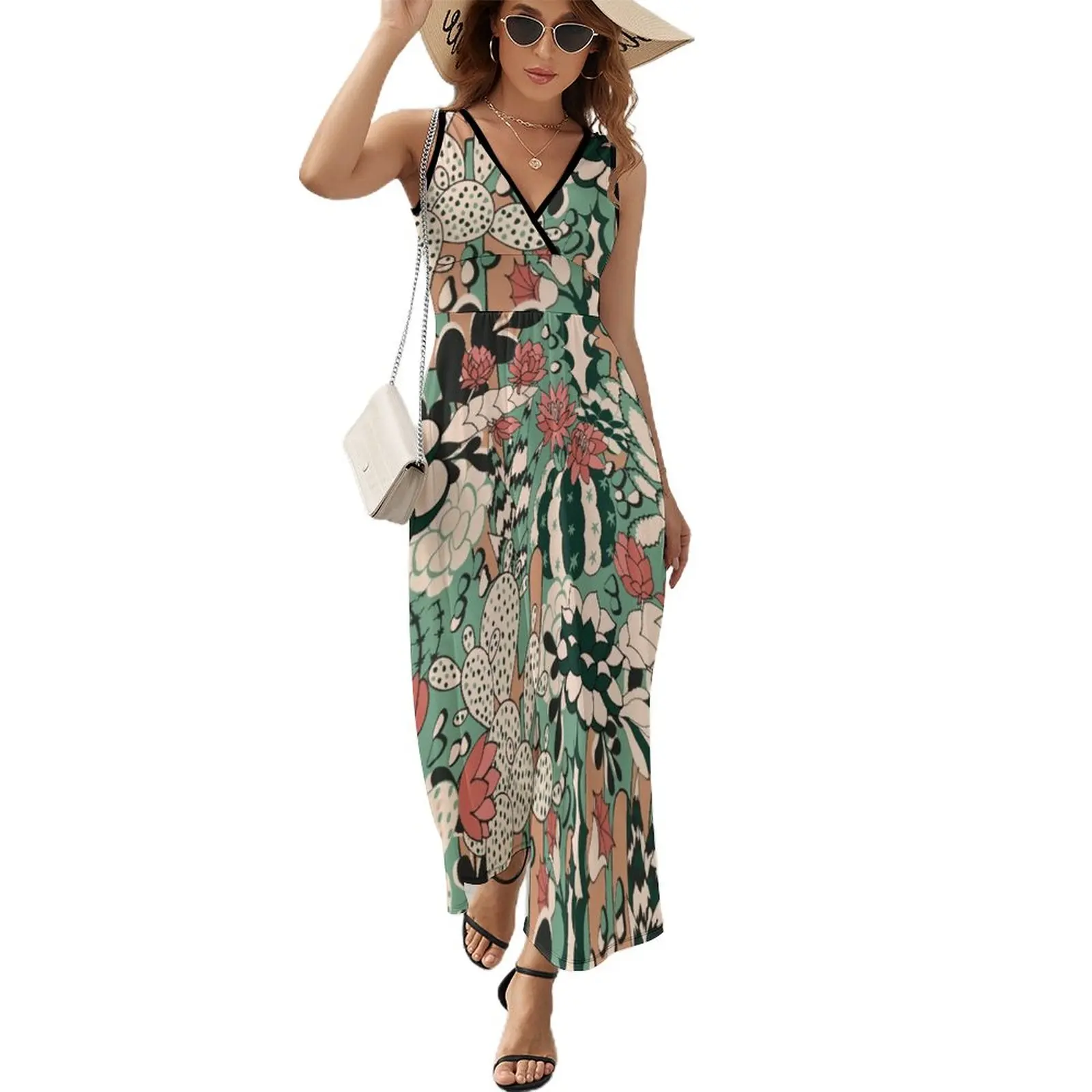 Cacti and Succulent Sleeveless Dress evening dress women clothing women summer 2023 Bridesmaid dress woman
Cacti and Succulent Sleeveless Dress evening dress women clothing women summer 2023 Bridesmaid dress woman