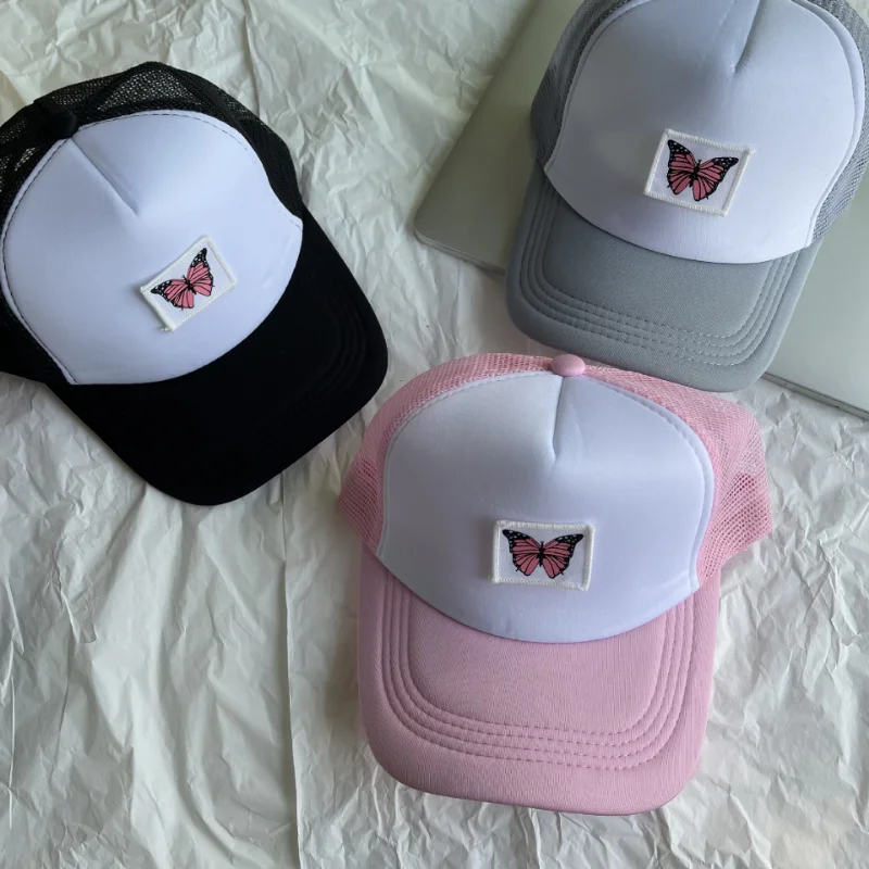 2023 New Cute Butterfly Patch Baseball Cap Summer Retro Bone Trucker Mesh Hat Street Men's and Women's Sunshade Hip-hop Hats
2023 New Cute Butterfly Patch Baseball Cap Summer Retro Bone Trucker Mesh Hat Street Men's and Women's Sunshade Hip-hop Hats