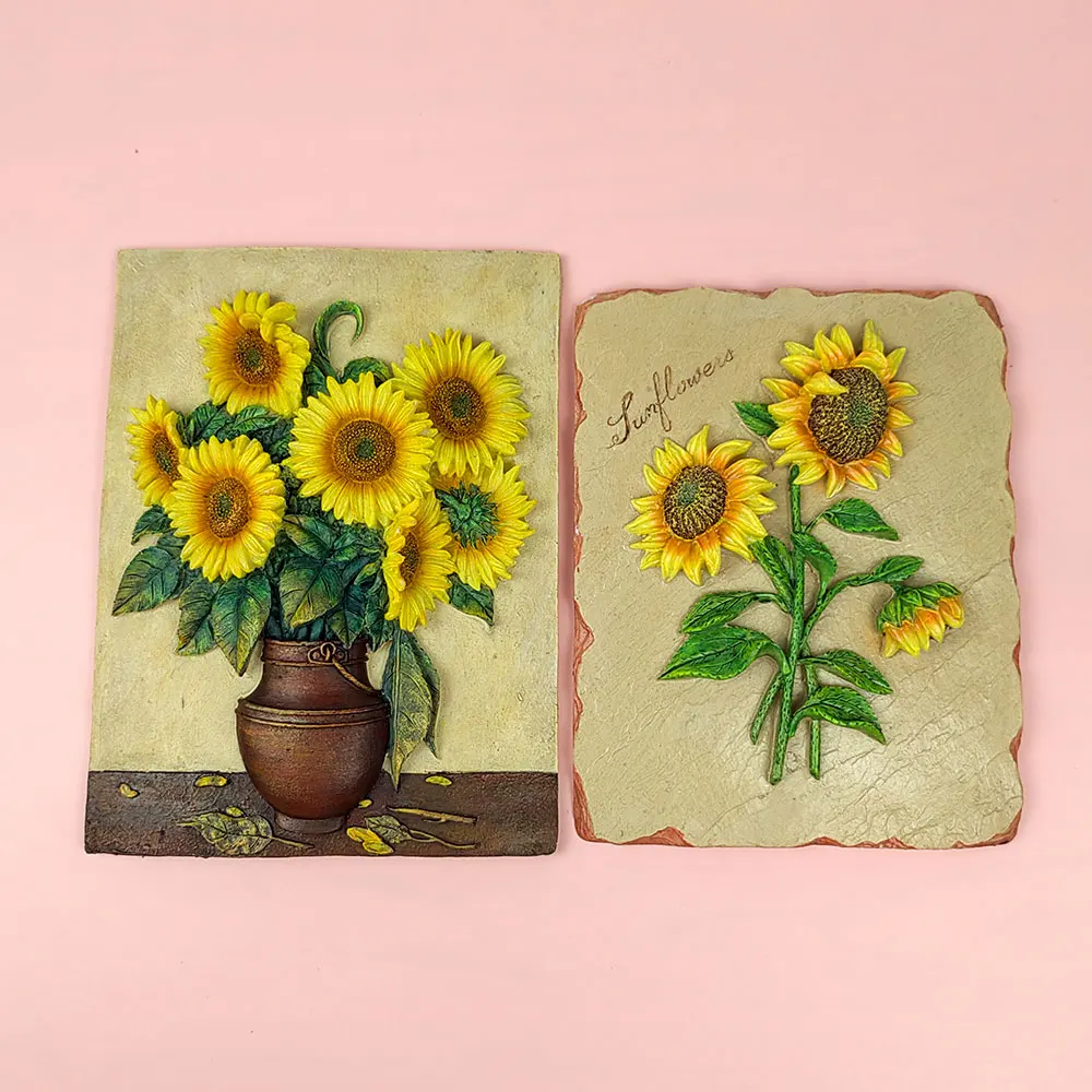 PRZY Flower Mold Silicone Resin Relief Hanging Board Sunflowers Soap Candle Moulds Sun Flower Making Home Decoration
PRZY Flower Mold Silicone Resin Relief Hanging Board Sunflowers Soap Candle Moulds Sun Flower Making Home Decoration