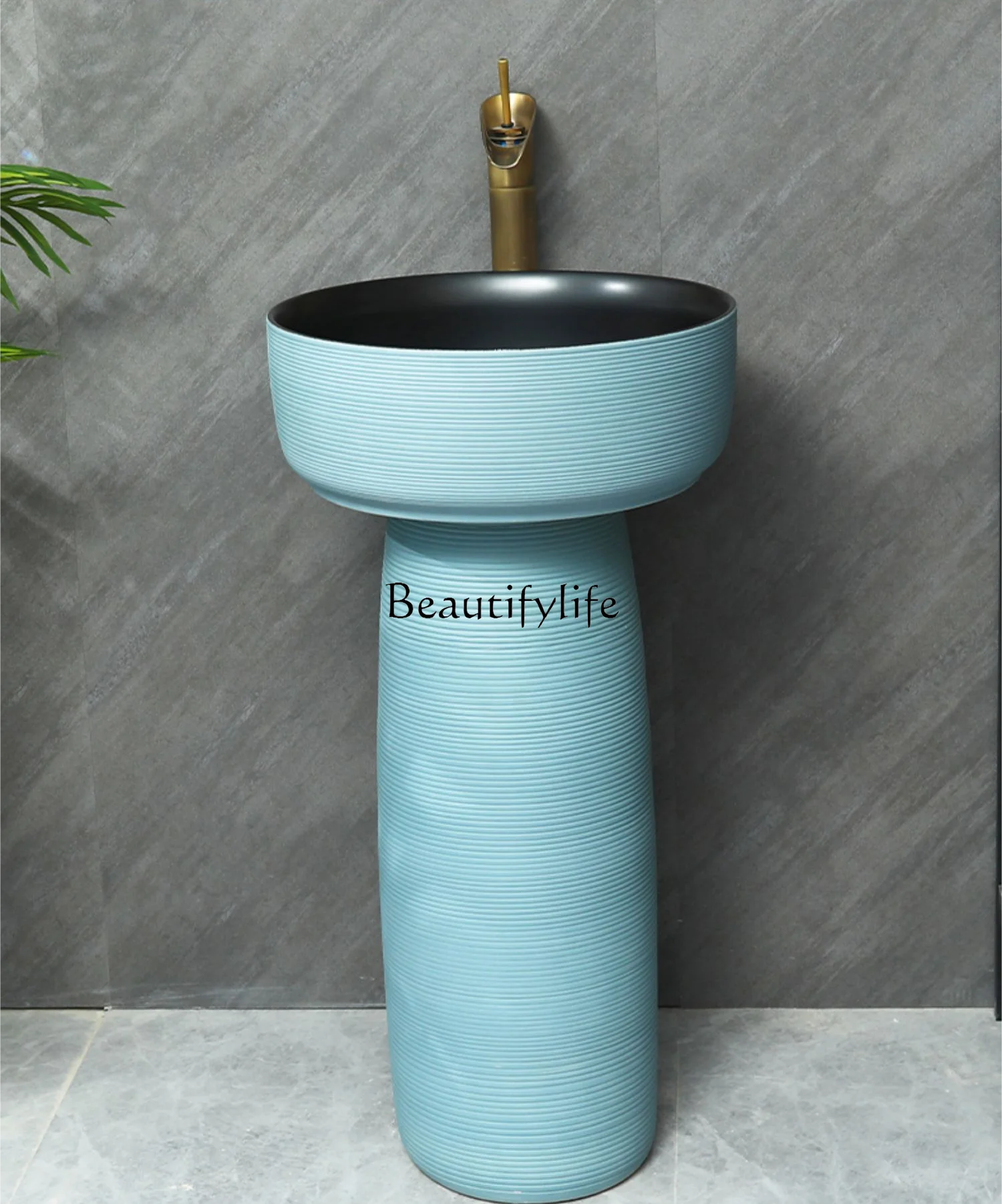 Stand Column Type Ceramic Washbasin Floor Type Integrated Wash Basin Balcony Sink
Stand Column Type Ceramic Washbasin Floor Type Integrated Wash Basin Balcony Sink