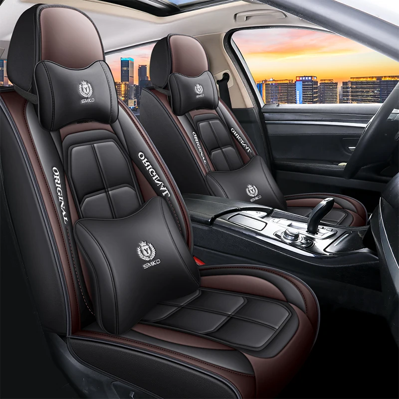 

Universal All Inclusive Car Leather Seat Cover For Jeep Grand Cherokee Wrangler Patriot Compass Commander Accessories Protector