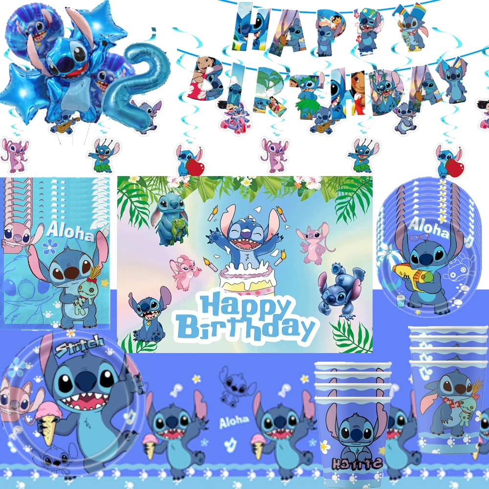 Lilo Stitch Party Disposable Cup Plate Balloon Banner Tablecloth Topper for Kids Birthday Party Decor Baby Shower Decor Supplies
Lilo Stitch Party Disposable Cup Plate Balloon Banner Tablecloth Topper for Kids Birthday Party Decor Baby Shower Decor Supplies