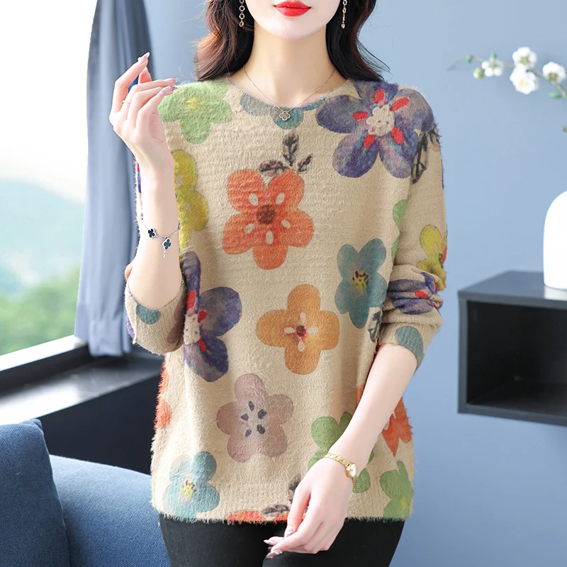 Autumn Winter New Fashion Clothes Women Long Sleeve Casual Sweaters Ladies Warm Loose Jumpers Quality Female Pullovers Tops
Autumn Winter New Fashion Clothes Women Long Sleeve Casual Sweaters Ladies Warm Loose Jumpers Quality Female Pullovers Tops