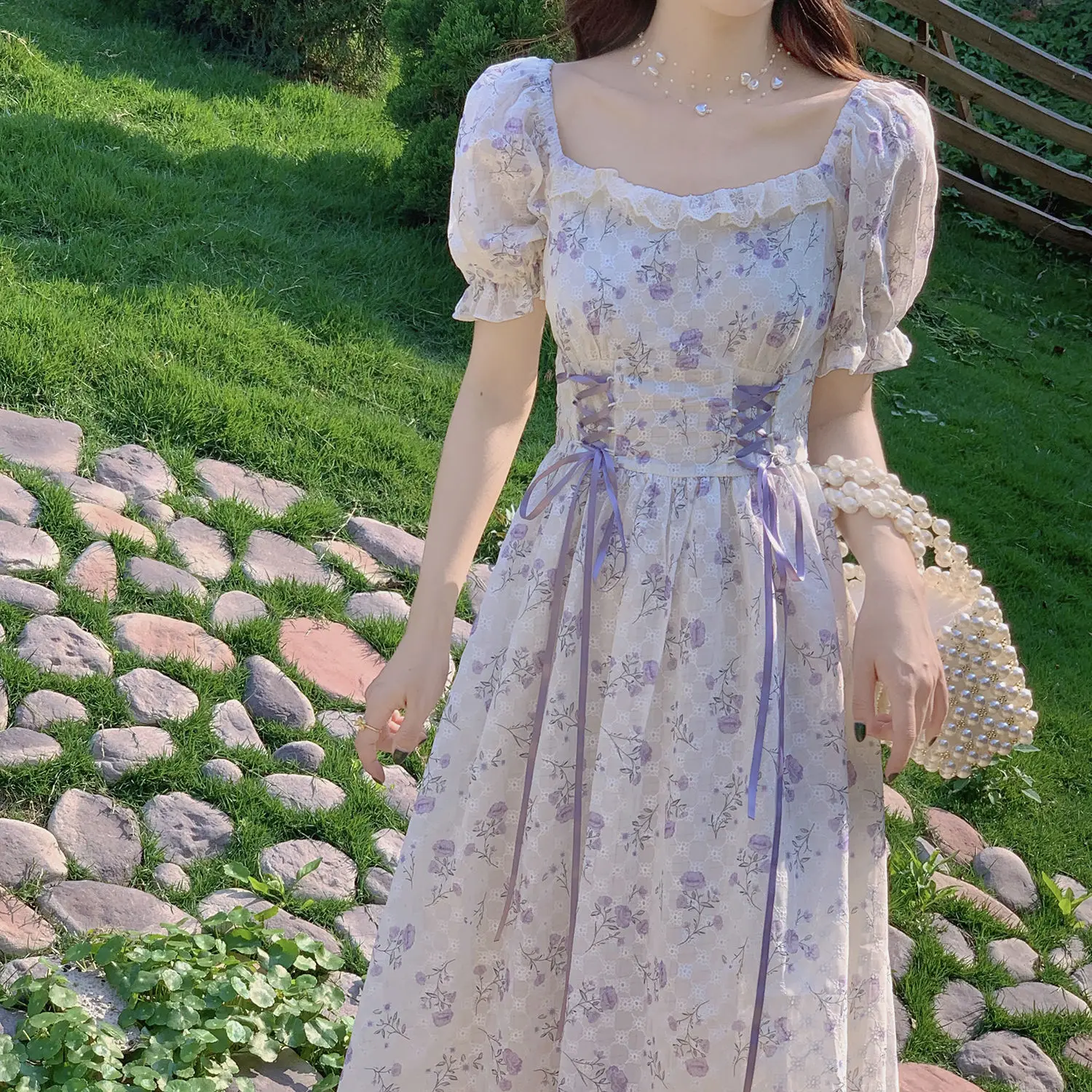 Purple Floral Dress French Elegant Short Sleeve Dress Beach 2023 Summer Casual Fairy Floral Long Dress Evening Party Dress Woman
Purple Floral Dress French Elegant Short Sleeve Dress Beach 2023 Summer Casual Fairy Floral Long Dress Evening Party Dress Woman