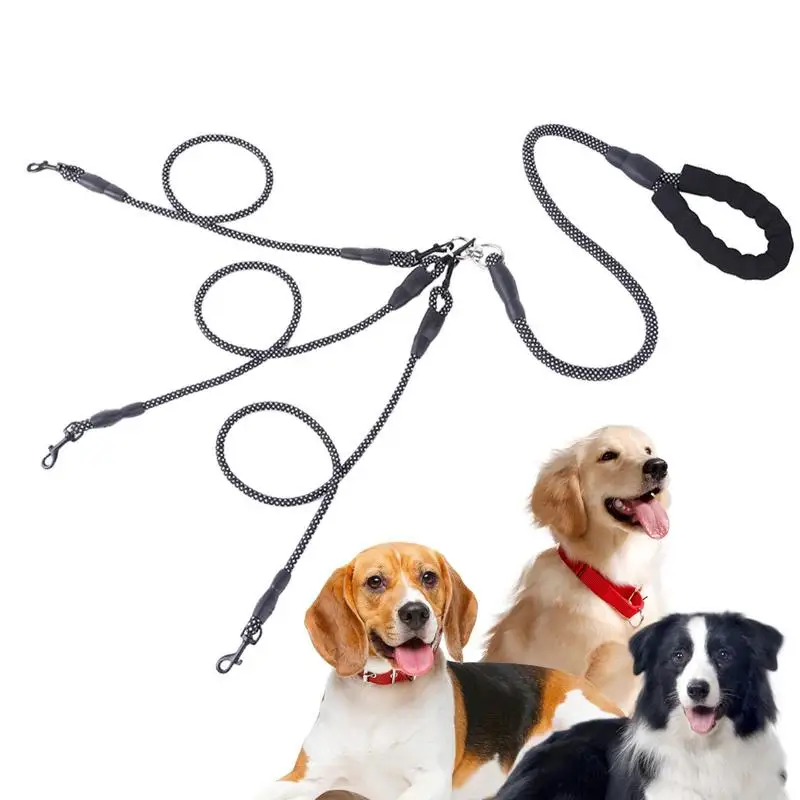 Heavy Duty 3 Dog Leash Soft Handle For Walking Dog Durable Running Lead Roulette Multiple Dog Leash Walk Pet Dog Traction Rope
Heavy Duty 3 Dog Leash Soft Handle For Walking Dog Durable Running Lead Roulette Multiple Dog Leash Walk Pet Dog Traction Rope