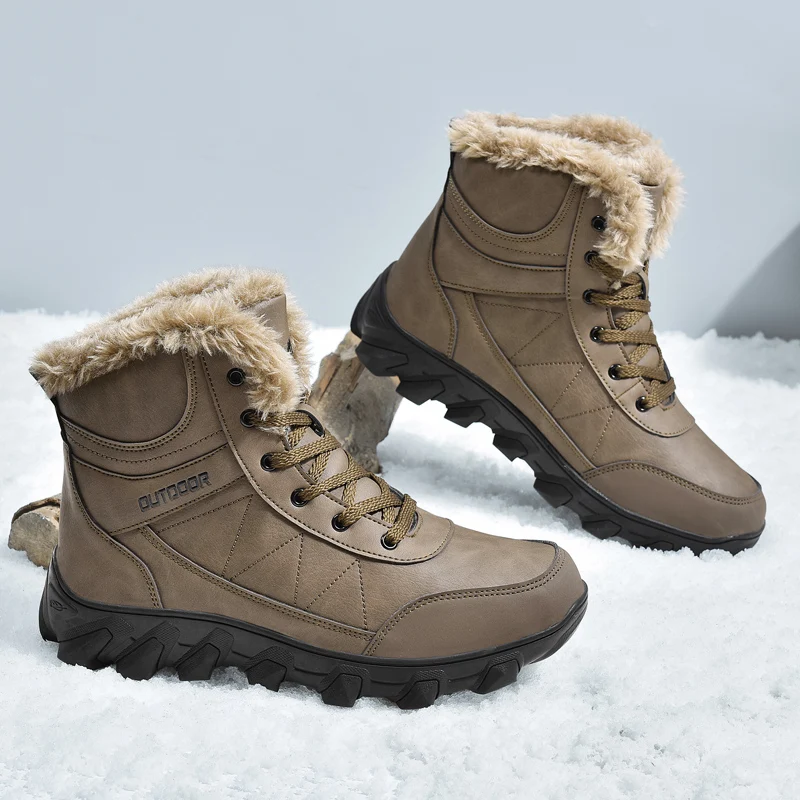 2023 Winter New Men's Snow Boots Outdoor Mountaineering Shoes Warm Plush Cotton Shoes Anti Freezing Short Boots Big Size:39-48
2023 Winter New Men's Snow Boots Outdoor Mountaineering Shoes Warm Plush Cotton Shoes Anti Freezing Short Boots Big Size:39-48