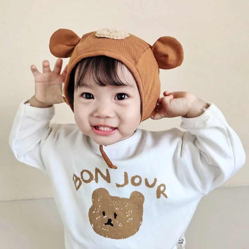 Cute Baby Knit Hats Autumn Winter Ear Protectors Thick Warm Beanie For Newborn Girl Boy Bear Rabbit Baby Bonnet Children's Hats
Cute Baby Knit Hats Autumn Winter Ear Protectors Thick Warm Beanie For Newborn Girl Boy Bear Rabbit Baby Bonnet Children's Hats
