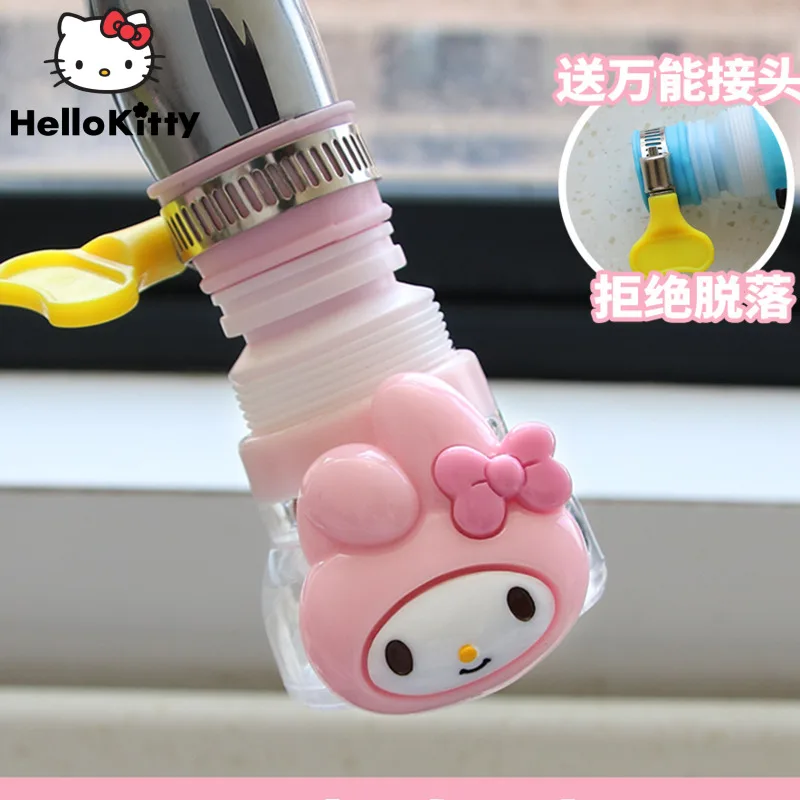 Sanrio симпатичная Мелодия Hello Kitty фильтр мультфильм кавайный выдвижной кухонный смеситель кран водопроводный фильтр брызгозащищенный кухонный удлинитель
Sanrio симпатичная Мелодия Hello Kitty фильтр мультфильм кавайный выдвижной кухонный смеситель кран водопроводный фильтр брызгозащищенный кухонный удлинитель