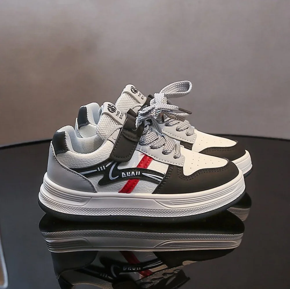 أحذية رياضية من جلد البولي يوريثان للأطفال، أحذية رياضية عصرية للمراهقين، أحذية رياضية مضادة للانزلاق ومقاومة للماء للأولاد والبنات أحذية رياضية من جلد البولي يوريثان للأطفال، أحذية رياضية عصرية للمراهقين، أحذية رياضية مضادة للانزلاق ومقاومة للماء للأولاد والبنات