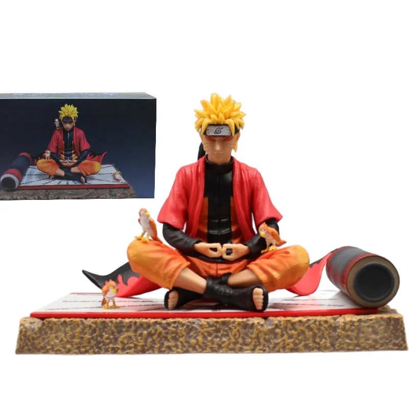 15cm Naruto Shippuden Figurine Immortal Mode Uzumaki Figure Naruto Sitting Statue GK PVC Decoration Model Toys for Children Doll
15cm Naruto Shippuden Figurine Immortal Mode Uzumaki Figure Naruto Sitting Statue GK PVC Decoration Model Toys for Children Doll