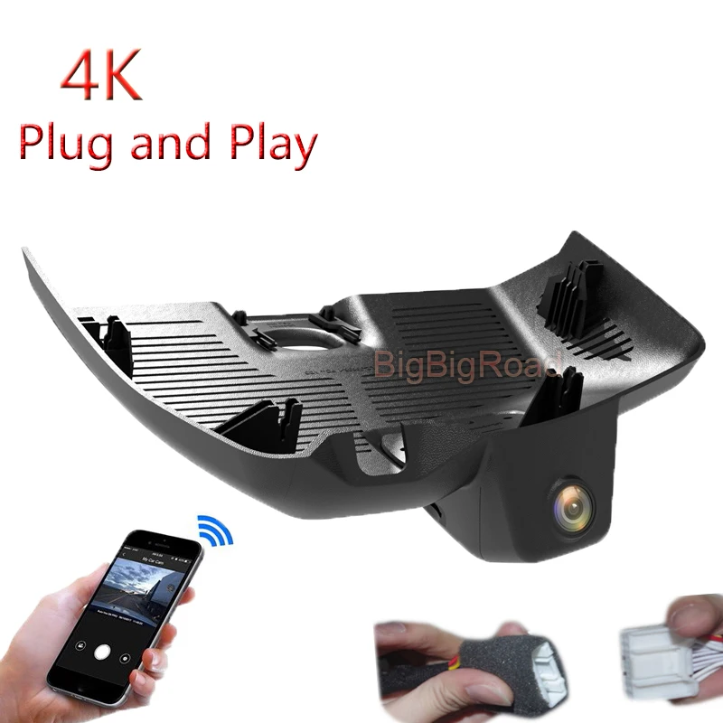 

4K Plug And Play For Mercedes Benz C Class C260 C260L High Version 2022 2023 2024 Car Wifi DVR Video Recorder Dash Camera
