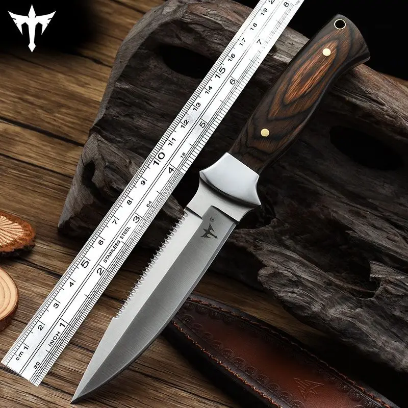 

Knife self-defense outdoor survival knife sharp high hardness field survival tactics carry straight knife blade
