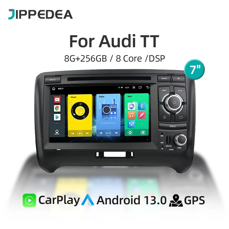 Android 13.0 Car Multimedia Player CarPlay GPS Navigation RDS DSP Car DVD Radio For Audi TT 2006-2013 4G WiFi Bluetooth Headunit
Android 13.0 Car Multimedia Player CarPlay GPS Navigation RDS DSP Car DVD Radio For Audi TT 2006-2013 4G WiFi Bluetooth Headunit