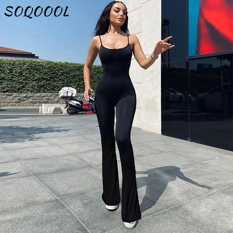 Y2K Casual Jumpsuits Women Summer Sexy Backless Sleeveless Black Aesthetic Streetwear Flare Pants Rompers One Piece Overalls
Y2K Casual Jumpsuits Women Summer Sexy Backless Sleeveless Black Aesthetic Streetwear Flare Pants Rompers One Piece Overalls