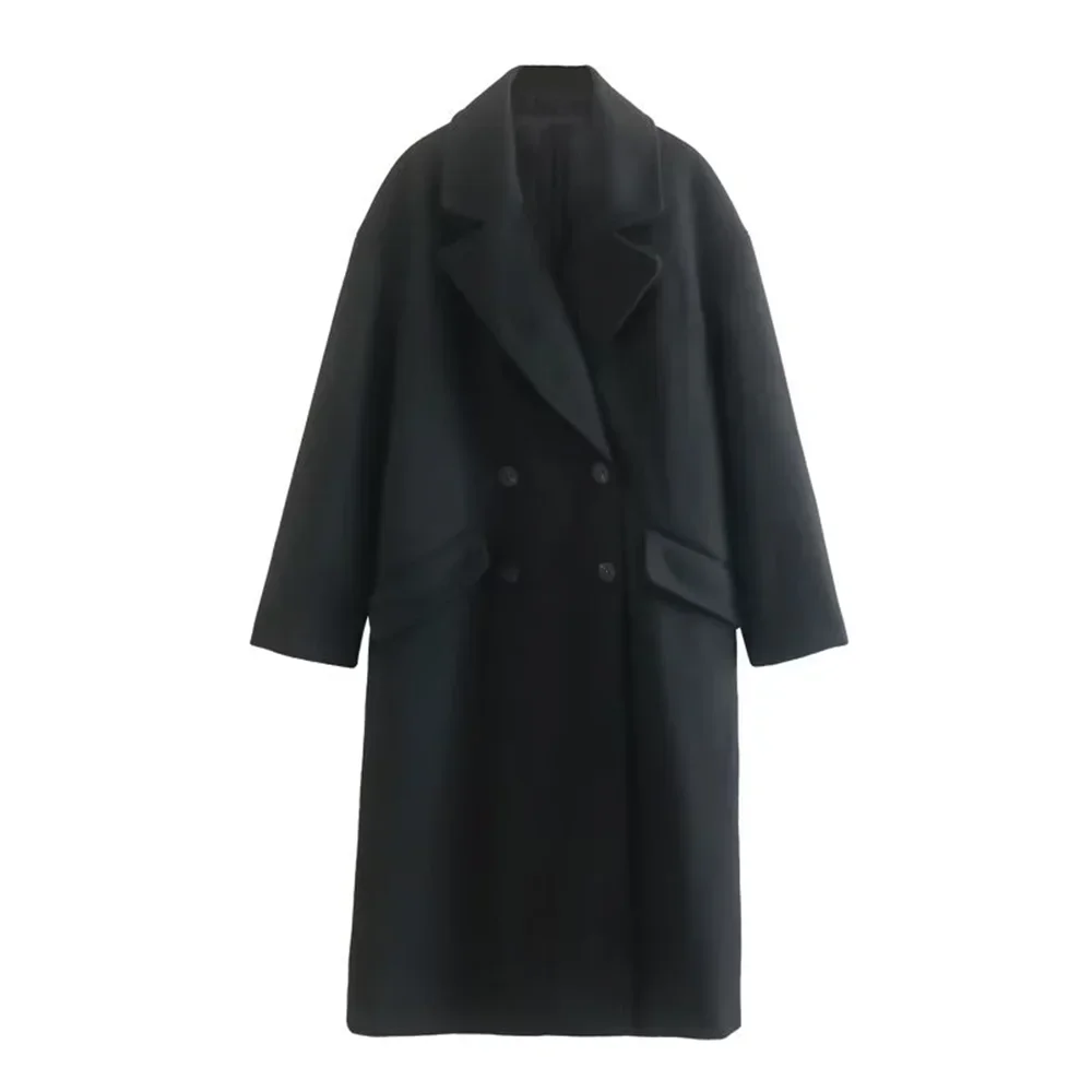 2023 Autumn/Winter New Women's Unisex Mid Length Double Breasted Windbreaker Woolen Coat Coat
2023 Autumn/Winter New Women's Unisex Mid Length Double Breasted Windbreaker Woolen Coat Coat
