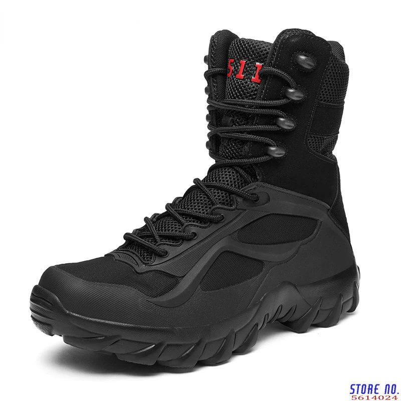 

Men's Military Boot Combat Mens Ankle Boot Tactical Army Boot Male Shoes Work Shoes Winter Clambing Mountaineering Boot