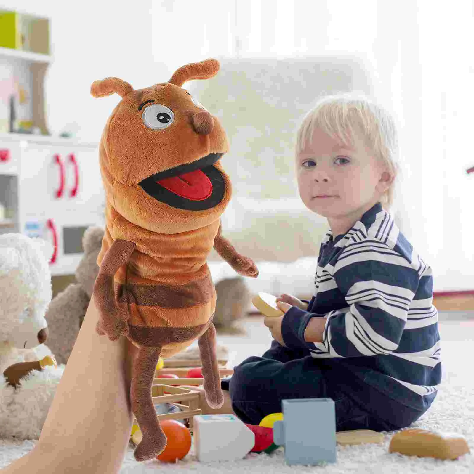 Parakeet Toys Hand Puppet Kids Performance Prop Ant Story Telling Cotton Cartoon Interactive Child Creative
Parakeet Toys Hand Puppet Kids Performance Prop Ant Story Telling Cotton Cartoon Interactive Child Creative