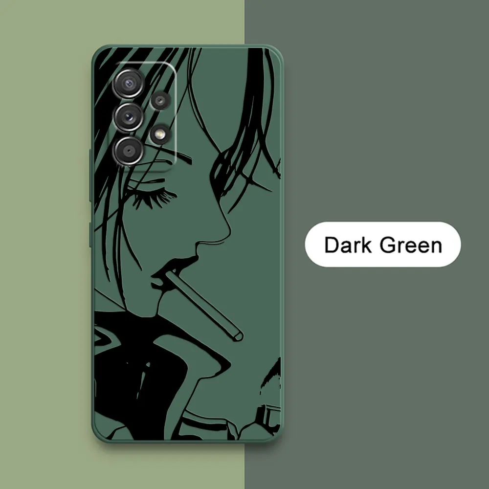 Japanese Anime NANA A56 Case For Samsung Galaxy A55 A54 A53 A36 A35 A34 A52 A72 A32 A51 A26 A56 5G Square Silicone Phone Cover Japanese Anime NANA A56 Case For Samsung Galaxy A55 A54 A53 A36 A35 A34 A52 A72 A32 A51 A26 A56 5G Square Silicone Phone Cover
